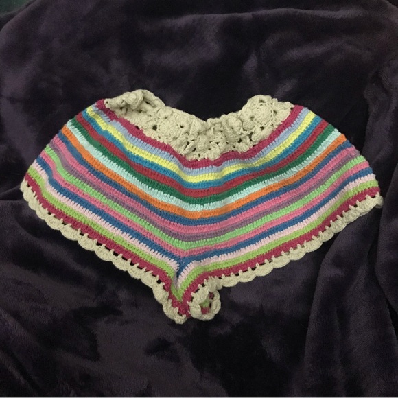 ANDI BAGUS daisy chain multi color crochet rainbow 🌈 shorts 🐝 - Picture 4 of 7